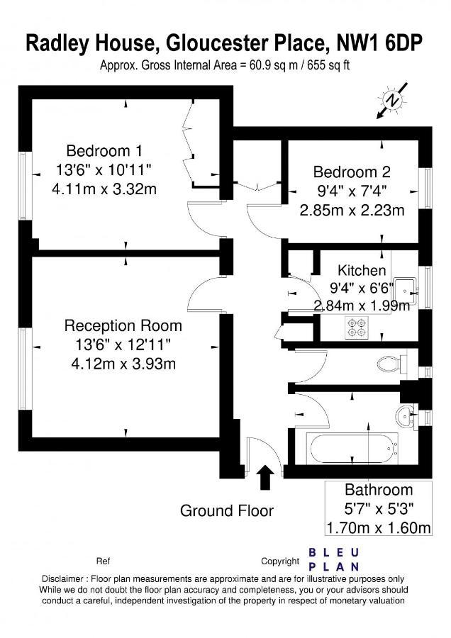 Baker Street Style Apartment ลอนดอน ภายนอก รูปภาพ